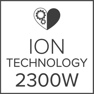 Imetec Bellissima Asciugacapelli K9 2300 Asciuga e Mantiene Idratati i Capelli senza Effetto Crespo, 2300 W, Tecnologia a Ioni, 8 Combinazioni Flusso d'Aria Temperatura, Diffusore Incluso