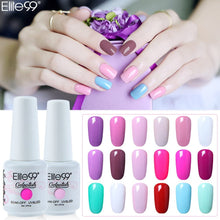 Carica l&#39;immagine nel visualizzatore di Gallery, Elite99 Smalto Semipermente per Unghie in Gel UV LED Base e Top coat Semipermanente 2pzs Kit per Manicure Smalti Gel per Unghie Soak Off 15ml