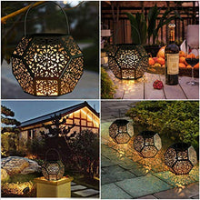 Carica l&#39;immagine nel visualizzatore di Gallery, Lanterna Solare da Giardino GolWof LED Luci...