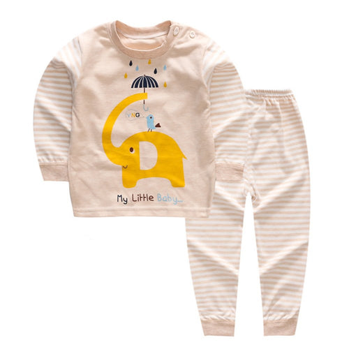 YANWANG 100% Cotone delle Ragazze dei Neonati Pajamas Set Manica Lunga... - Ilgrandebazar