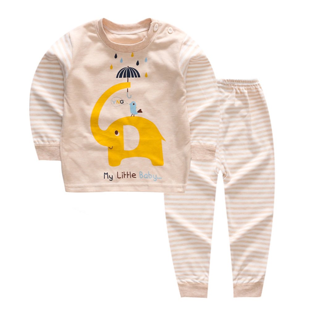 YANWANG 100% Cotone delle Ragazze dei Neonati Pajamas Set Manica Lunga... - Ilgrandebazar