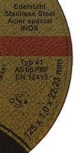 Carica l'immagine nel visualizzatore di Gallery, BeXom - Disco da taglio 125 x 1 mm per smerigliatrice angolare in acciaio... - Ilgrandebazar