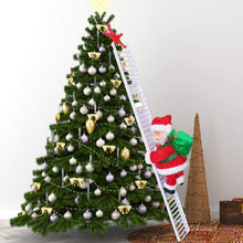 Carica l'immagine nel visualizzatore di Gallery, Huaxiangoh Scala di Arrampicata su Scala di Babbo Natale Scala di Arrampicata Babbo Natale Figurine di Natale Ornamento Decorazione per Decorazioni Natalizie Regali di Natale per Bambini
