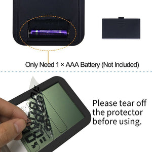 Termometro Umidita Digitale Backture Igrometro LCD Nero - Ilgrandebazar