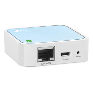 TP-Link TL-WR802N Nano Router N300 Wi-Fi Portatile, 300 Mbps, 1 N300, Bianco - Ilgrandebazar