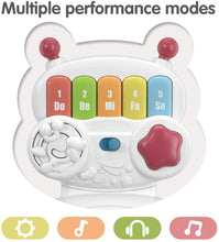 Carica l&#39;immagine nel visualizzatore di Gallery, Giocattolo Musicale Elettronico Robot per Bambini per 1 anno, Natale, Halloween, Capodanno, regali, giocattoli sensoriali per neonati,bambini piccoli, ragazzi, ragazze e giochi di compleanno 6-12 mesi