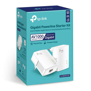 TP-Link TL-PA7017 Kit Powerline, AV1000 Mbps su AV 1000 + 1 Porta (mini) - Ilgrandebazar