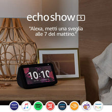 Carica l&#39;immagine nel visualizzatore di Gallery, Echo Show 5 – Resta sempre in contatto con l&#39;aiuto di Alexa, Nero