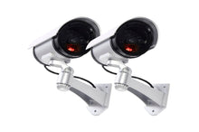 Carica l&#39;immagine nel visualizzatore di Gallery, Maxesla - Telecamera di sicurezza finta con LED illuminati, 2 pezzi - Ilgrandebazar