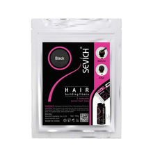 Carica l'immagine nel visualizzatore di Gallery, Sevich Hair Fibers – Ricambi per capelli ricreativi, fibre naturali di cheratina per capelli sottili, 100 g 100 g Nero