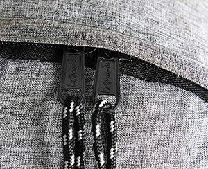 Leonardo Zaino Casual Classico con Lucchetto, Imbottito per Tablet, Nero
