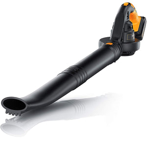 Brandson - Soffiatore da Giardino a Batteria - 2000 mAh, Nero Arancione - Ilgrandebazar