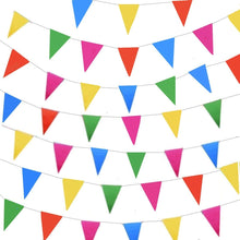 Carica l&#39;immagine nel visualizzatore di Gallery, JZK 80 Metri bandierine triangolari multicolori festone striscione... - Ilgrandebazar