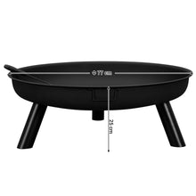 Carica l&#39;immagine nel visualizzatore di Gallery, SONGMICS Braciere, Riscaldatore Esterno, Braciere da Giardino con... - Ilgrandebazar
