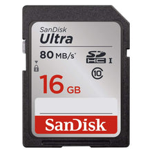 Carica l'immagine nel visualizzatore di Gallery, SanDisk Ultra Scheda di Memoria SDHC FFP, Velocità fino a 80 MB/sec, 16 GB,...