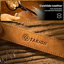 Carica l&#39;immagine nel visualizzatore di Gallery, TARION TNS-L2 Cinturino in Pelle per Fotocamera Tracolla pelle per...