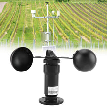 Carica l&#39;immagine nel visualizzatore di Gallery, Anemometro con Sensore di Velocità del Vento Mumusuki 12.4cm / 4.88in, Nero - Ilgrandebazar