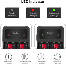 Carica l&#39;immagine nel visualizzatore di Gallery, Batteria Controller Xbox One, 2500mAh Batteria Ricaricabile per Controller Xbox One/One S/One X/One Elite, Batteria 2 Caricabatterie 1 con Cavo di Ricarica