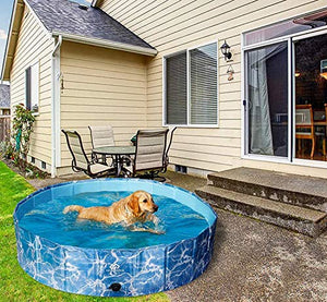 SCIROKKO - Piscina pieghevole per cani, gatti e bambini L (120 x30 cm)