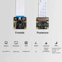 Carica l&#39;immagine nel visualizzatore di Gallery, LABISTS Raspberry Pi Official Noir Camera Module V2 8Mp, IMX219 Sensore V2.1 - Ilgrandebazar