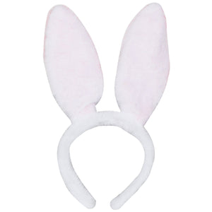 Fascia Orecchie Da Coniglio - Peluche Rosa E Bianco, Regolabile, Per Costumi E Feste - Foto 9