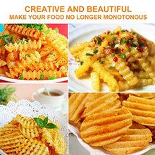 Carica l&#39;immagine nel visualizzatore di Gallery, Coltello Ondulato, Taglia Patate, Lama per Patatine Fritte, per...