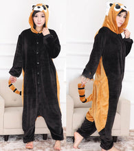 Carica l&#39;immagine nel visualizzatore di Gallery, Ovender® Kigurumi Pigiami Animali Unisex Donna Uomo Costume XL, Poco Raccoon - Ilgrandebazar