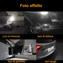 Carica l&#39;immagine nel visualizzatore di Gallery, 4pcs W5W T10 LED Canbus Auto Lampada 194 168 24 Leds 4014SMD 12V, Bianco - Ilgrandebazar