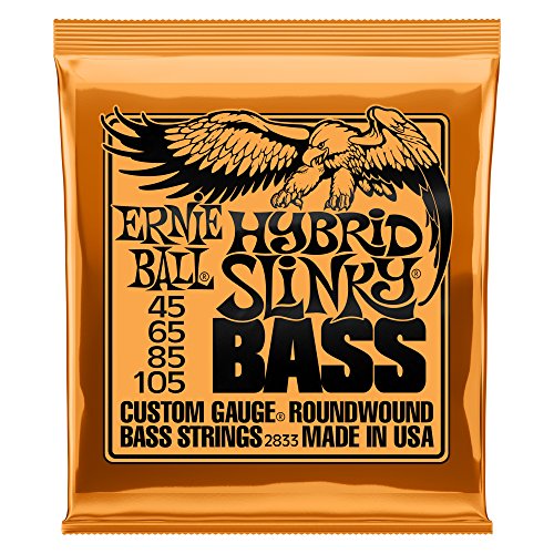 Cordes pour basse électrique Ernie Ball Hybrid Slinky Nickel Wauge -