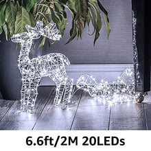 Carica l&#39;immagine nel visualizzatore di Gallery, Olafus 16 Pezzi 2M Stringa Luci LED a Batteria IP68 Bianca Fredda - Ilgrandebazar