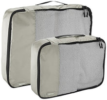 Carica l'immagine nel visualizzatore di Gallery, AmazonBasics - Set da 4 cubi organizzatori, 2 2 Media e 2 Grande, Grigio