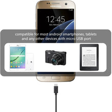 Carica l'immagine nel visualizzatore di Gallery, Ewent Cavo USB 2.0 Tipo A/Maschio a B/Micro, Ricarica e Sincronizzazione per Smartphone Samsung, Navigatori, Fotocamere Digitali, Mp3, Doppia Schermatura AWG 28 in Rame, 1m, Nero