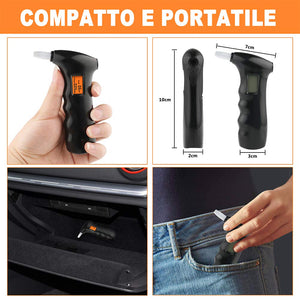JTENG Etilometro Portatile,Test dell'alcool Portatile Digitale Professionale... - Ilgrandebazar