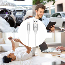 Carica l'immagine nel visualizzatore di Gallery, Aioneus Cavo iPhone 1.8M Ricarica Caricabatterie iPhone Certificato MFi Lungo Cavo Lightning, Carica Rapida Caricatore per iPhone 14 13 12 Pro Max Mini 11 SE 2020 X XS XR 8 Plus 7 6s 6 5 5s 5c iPad