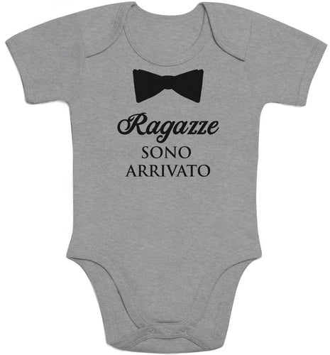 Shirtgeil Ragazze Sono Arrivato con Papillon - Regalo Neonati Body Neonato... - Ilgrandebazar