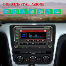 Carica l&#39;immagine nel visualizzatore di Gallery, AWESAFE Autoradio 2 Din per VW Volkswagen Golf 5 6 Polo Passat Skoda Seat Tiguan, 7 Pollici con GPS Navigatore Car Radio Supporta la funzione Comandi al volante Bluetooth Vivavoce CD DVD SD USB RDS