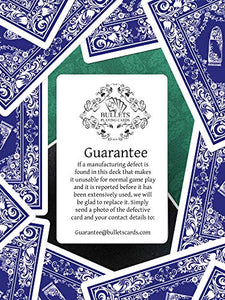Bullets Playing Cards Carte Poker Professionali Plastificate impermeabili...