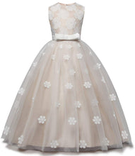 Carica l&#39;immagine nel visualizzatore di Gallery, TTYAOVO Ragazze Spettacolo della Principessa Fiore Dress Bambini Prom Puffy... - Ilgrandebazar