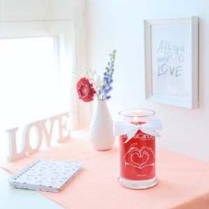JewelCandle True Love - Candela in Vetro con Un Gioiello - Pendente - Ilgrandebazar
