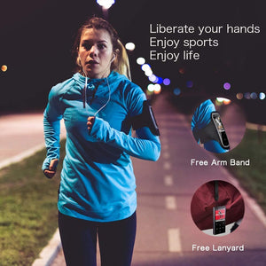 Lettore MP3 da 16 GB con Bluetooth 4.2, SUPEREYE Audio digitale portatile Lossless Sound lettore musicale, con radio FM/Registratore Vocale, supporto espandibile fino a 64G, cuffie incluse…