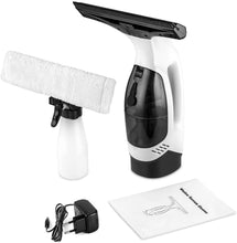 Carica l&#39;immagine nel visualizzatore di Gallery, Aidodo Lavavetri Elettrico, Aspiragocce per Finestra Ricaricabile senza Fili con Kit per Pulire Le Finestre, Vetri Bagno Box Doccia Specchi