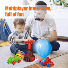 Carica l'immagine nel visualizzatore di Gallery, Giochi Auto a Palloncino Dinosauro Auto Alimentata ad aria Inerzia Educativi Giochi per esperimenti scientifici Aerodinamica Giocattoli STEM Regalo per Bambini