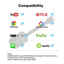 Carica l&#39;immagine nel visualizzatore di Gallery, EZCast Wireless WiFi Display Dongle HDMI 5GHz + 2,4GHz Adattatore 4K... - Ilgrandebazar