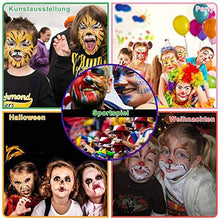 Carica l&#39;immagine nel visualizzatore di Gallery, Truccabimbi Kit Trucco Viso Bambini Trucchi Carnevale Colori per... - Ilgrandebazar