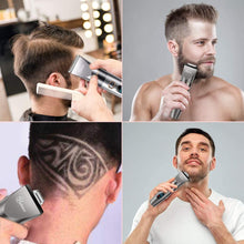 Carica l'immagine nel visualizzatore di Gallery, HATTEKER Tagliacapelli Uomo Tagliatrice Capelli Taglierina Barbiere Barba Elettrica Trimmer e Precisione Impermeabile