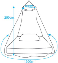 Carica l&#39;immagine nel visualizzatore di Gallery, EXTSUD Zanzariera a Tenda per Letto Rete Antizanzare Reti da Letto Zanzariera Bianca Universale a Cupola per Letto Matrimoniale Singolo Tende Zanzariere a Baldacchino per Tutti Tipi di Letto