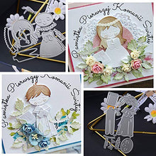 Carica l&#39;immagine nel visualizzatore di Gallery, MEJOSER Fustelle Stencil Cutting Dies Fustella Comunione Battesimo - Ilgrandebazar