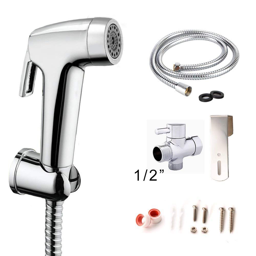 Doccetta Bidet Manuale - Spruzzatore In Acciaio Inox Con Tubo, Per Igiene Personale - Foto 2