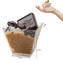 Carica l&#39;immagine nel visualizzatore di Gallery, Aitsite 50 pezzi Tazze da Dessert 2oz / 60ml Coppette 60ml, Piazza