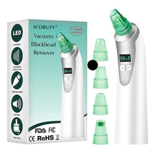 Carica l'immagine nel visualizzatore di Gallery, Aspiratore Punti Neri,Aspiratore Punti Neri Vacuum,Rimozione di Comedone,Blackhead Remover Vacuum,Macchina USB ricaricabile per rimuovere i punti neri per la pulizia del naso del viso green